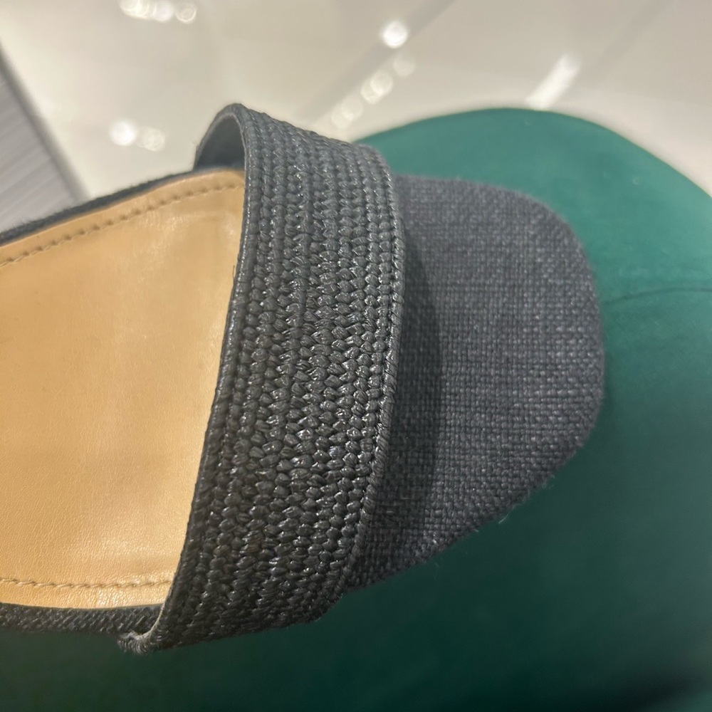 Nine West Black Woven Wedges - Picture 10 of 15